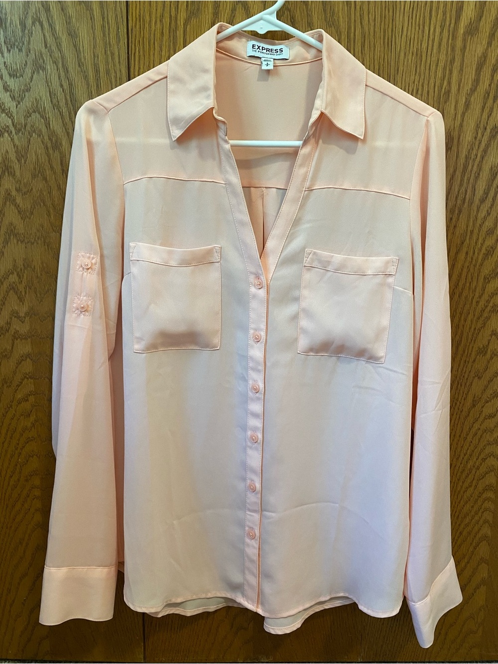 Express Peach-Pink Portofino Blouse
